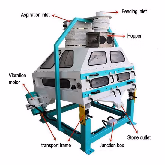 Snocciolatore ad aspirazione con gravità specifica serie Tqsf | Denocciolatrice per riso
